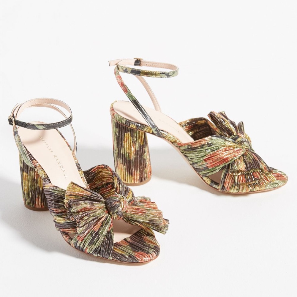 Loeffler Randall Multicolor Bow Heels